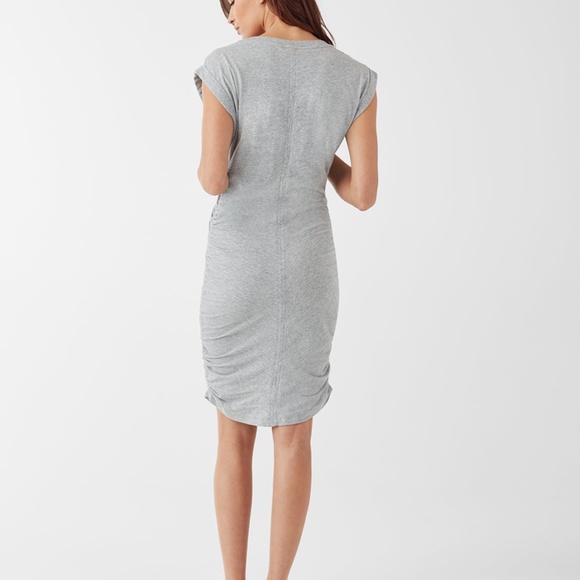 Lavender SPLENDID Casing Details Ruched Dress - Picture 3 of 3